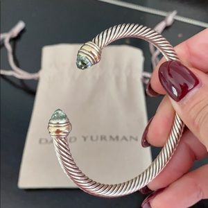 David Yurman Prasiolite Cable Cuff 5mm